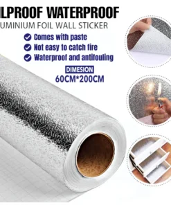 Aluminum Foil Self Adhesive Wall Stickers