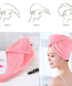Mirco Fiber Hair Cap Towel Pack Of 3